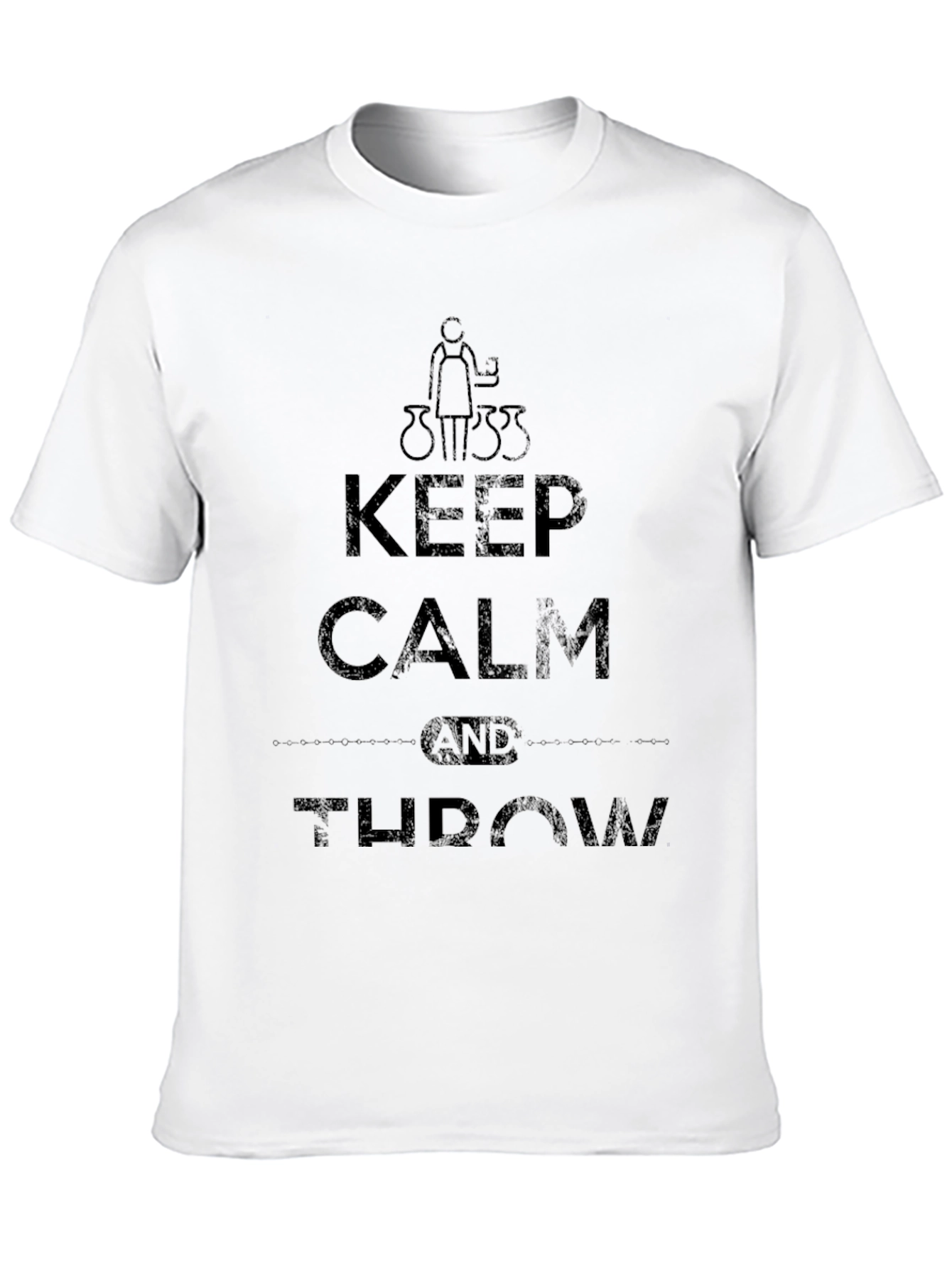 Keep Calm and Throw T-Shirt - Pottery Lover Tee