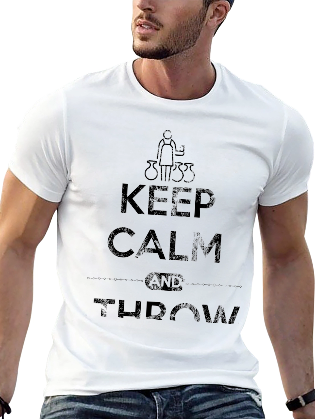 Keep Calm and Throw T-Shirt - Pottery Lover Tee