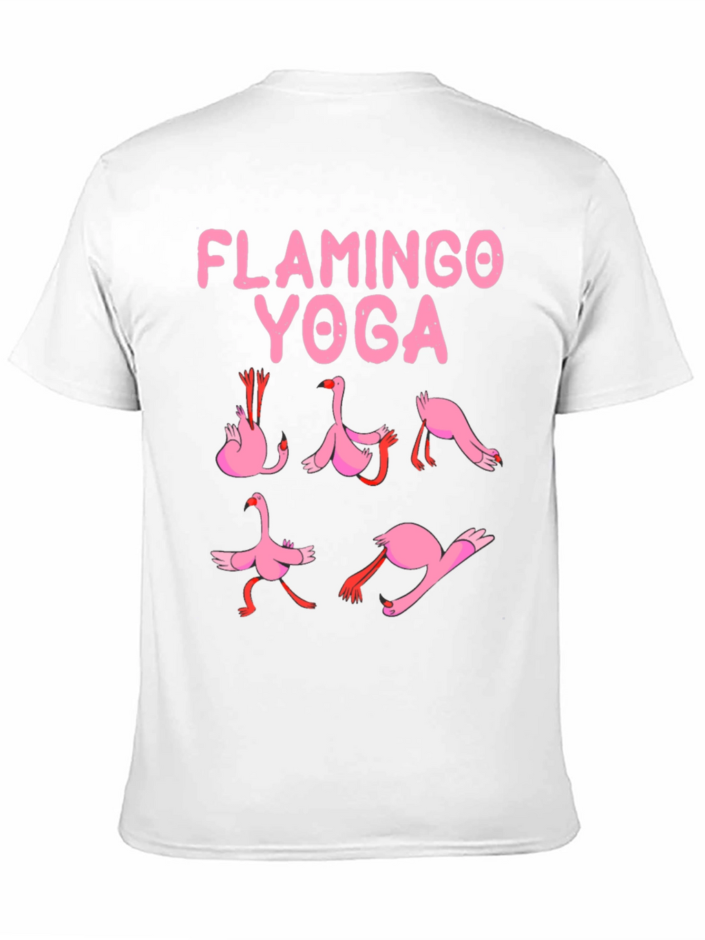 Flamingo Yoga Graphic T-Shirt