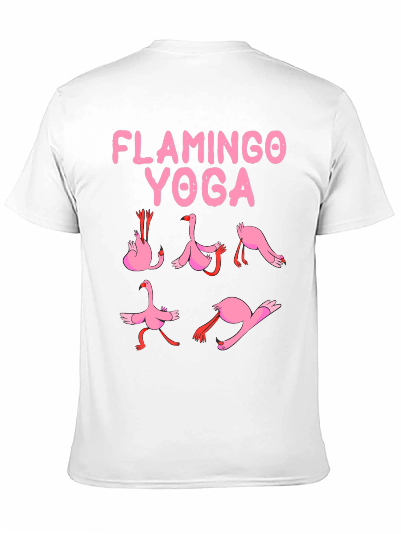 Flamingo Yoga Graphic T-Shirt