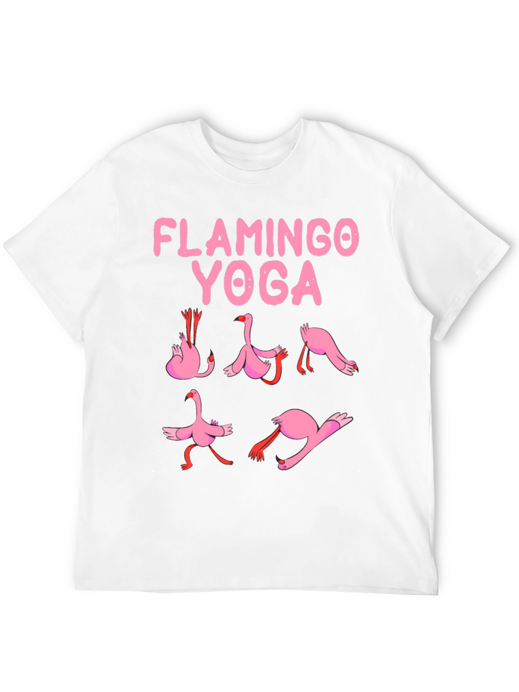 Flamingo Yoga Graphic T-Shirt