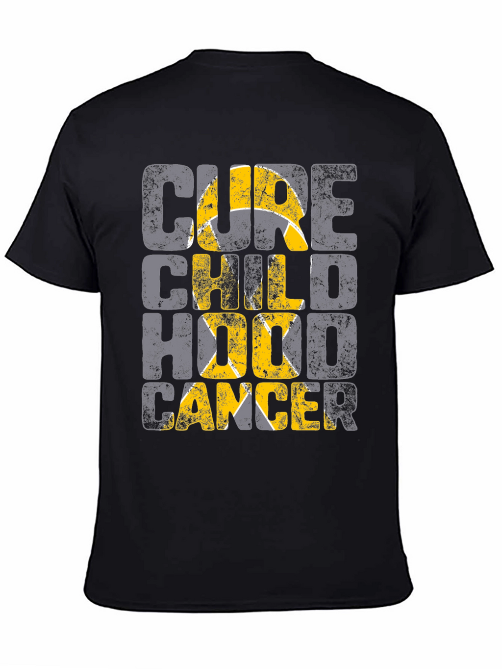 Cure Childhood Cancer Awareness Graphic T-Shirt