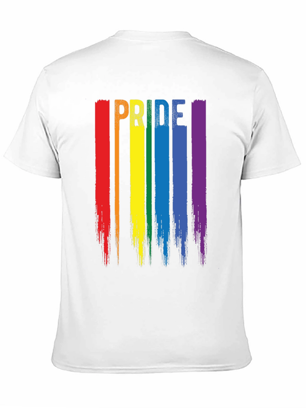 Pride Rainbow Stripe Graphic T-Shirt