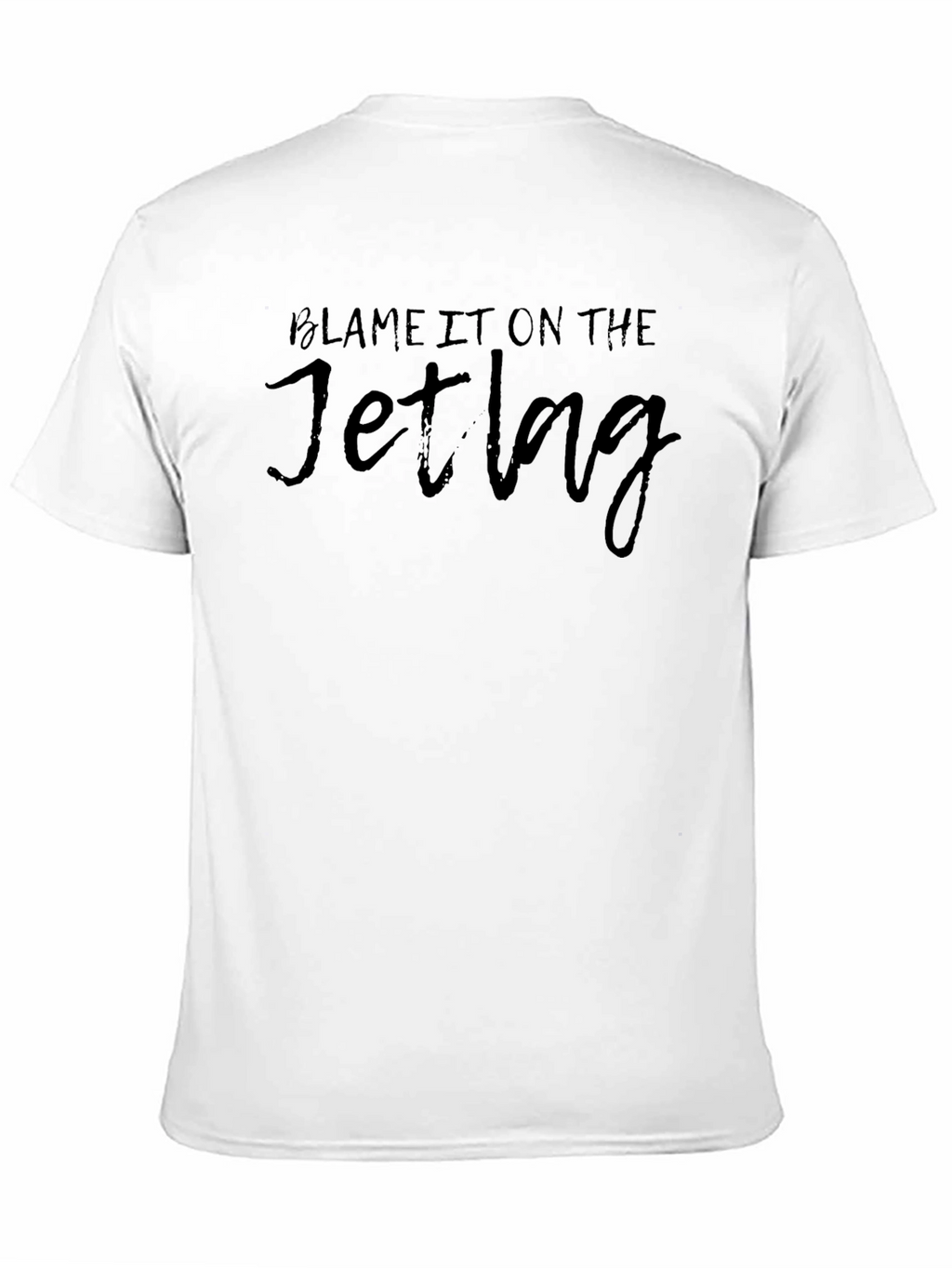 Blame It On The Jetlag Black T-Shirt