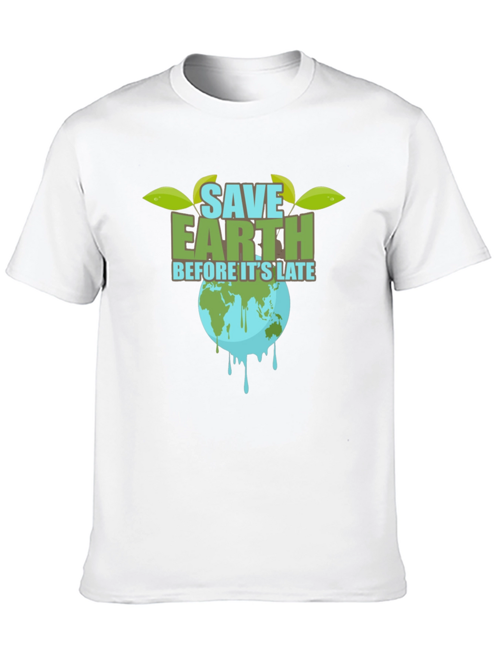 Save Earth T-Shirt - Black Graphic Tee