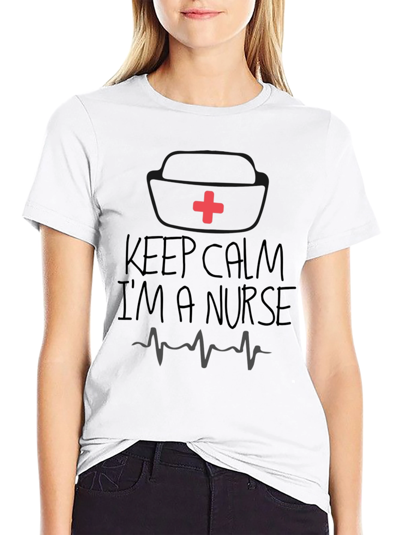 Keep Calm Im A Nurse Graphic T-Shirt