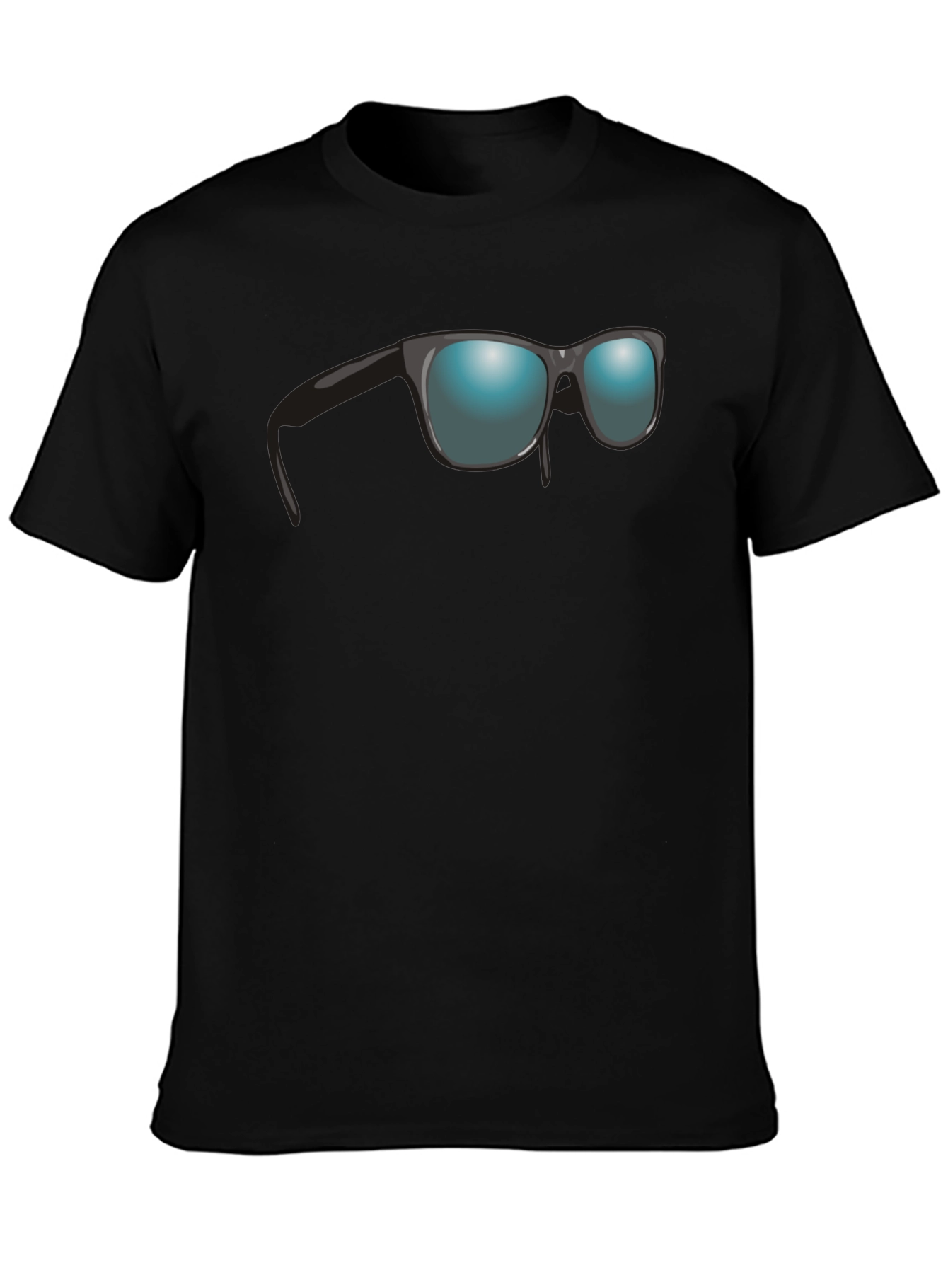 Sunglasses Graphic Black T-Shirt