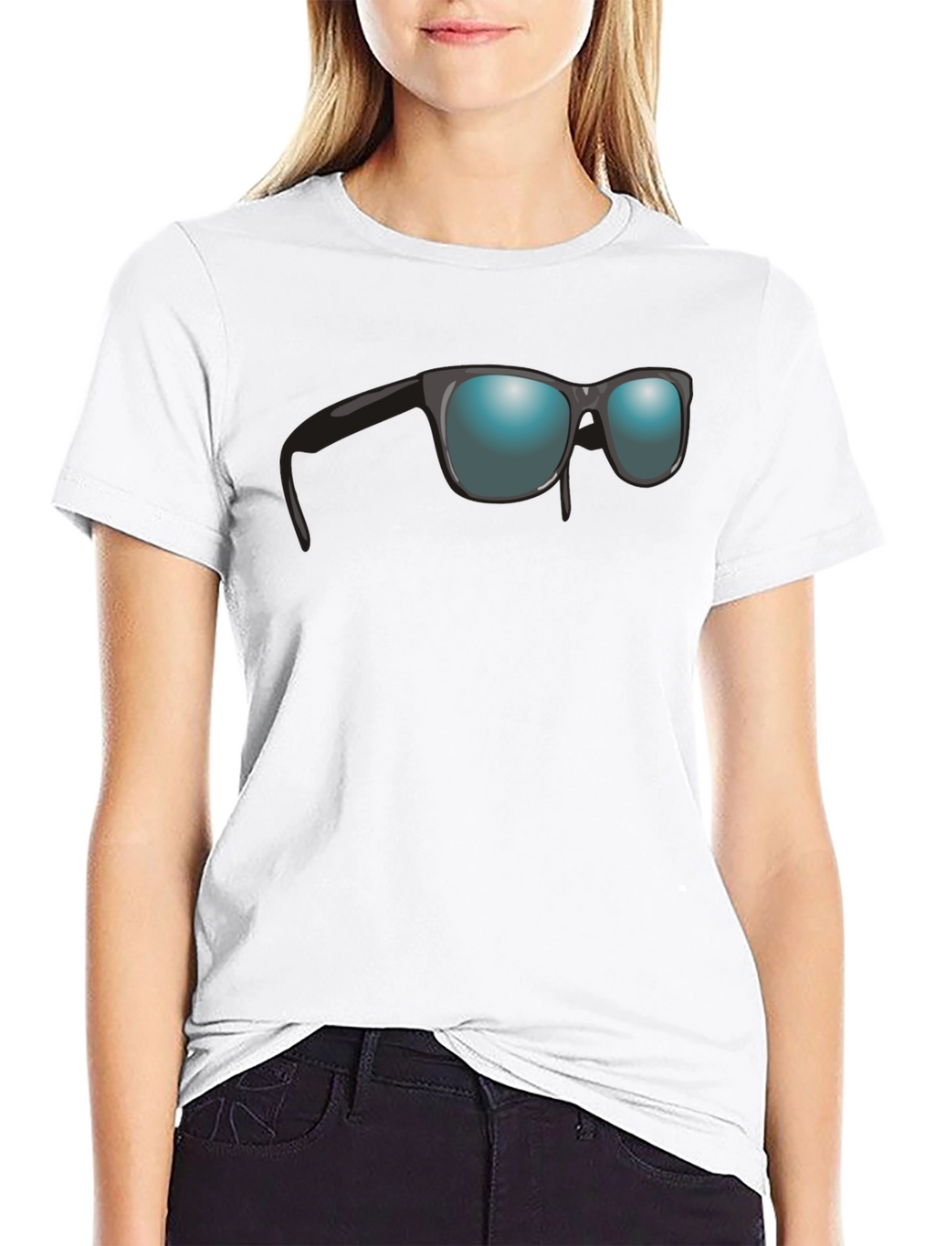 Sunglasses Graphic Black T-Shirt