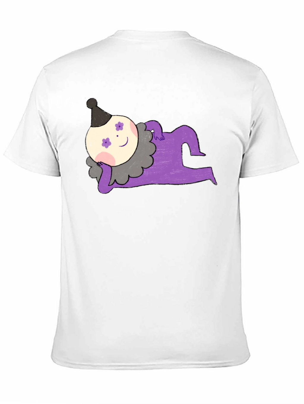 Whimsical Clown Graphic Tee - Unique Design