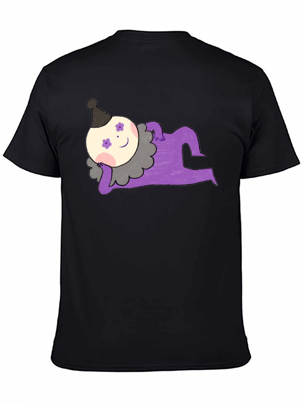 Whimsical Clown Graphic Tee - Unique Design