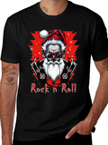 Rock n Roll Santa Graphic Tee