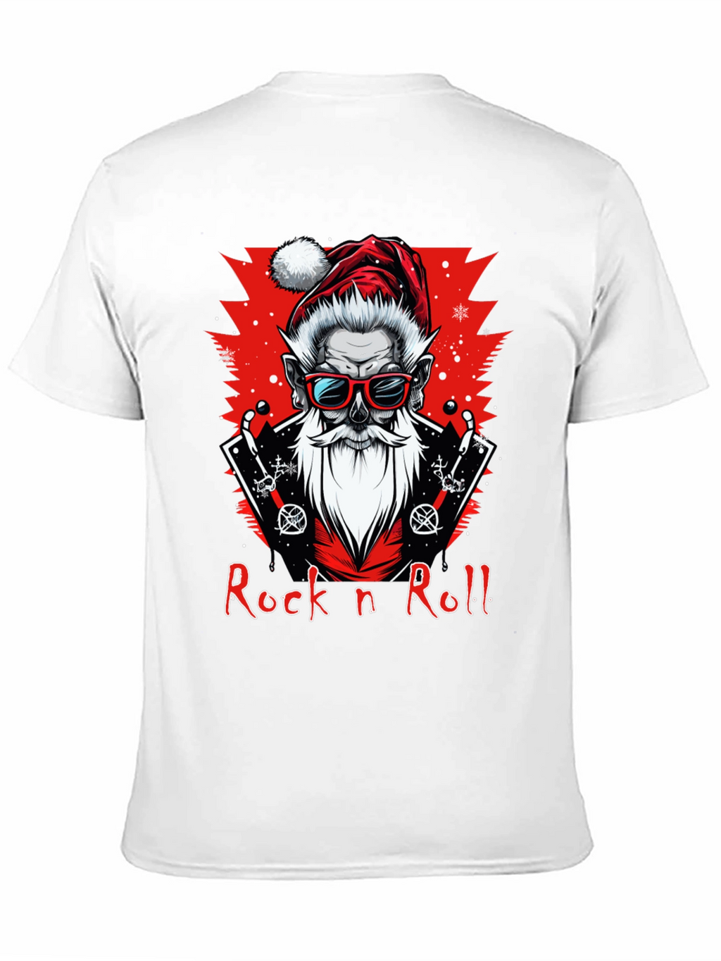 Rock n Roll Santa Graphic Tee