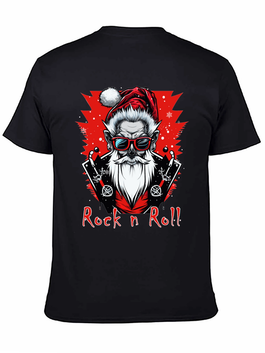 Rock n Roll Santa Graphic Tee
