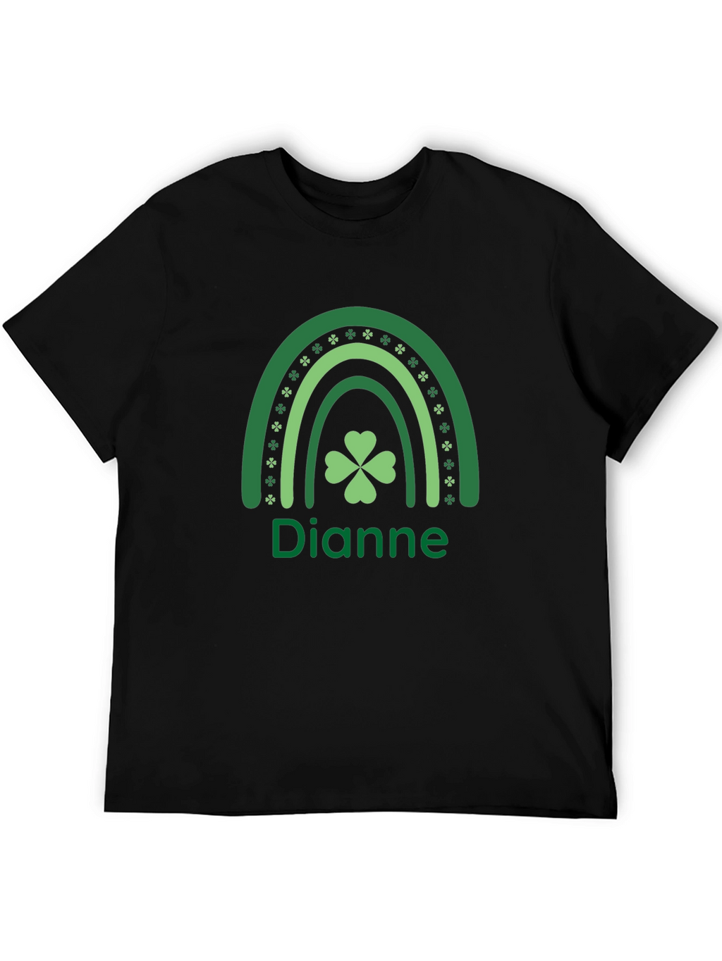 Dianne St. Patricks Day Shamrock Rainbow T-Shirt