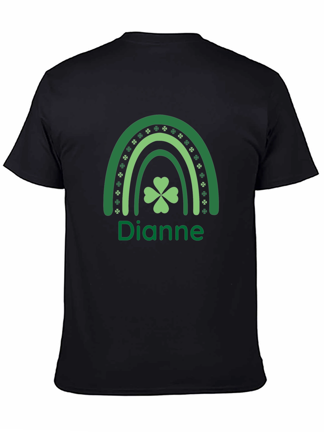 Dianne St. Patricks Day Shamrock Rainbow T-Shirt