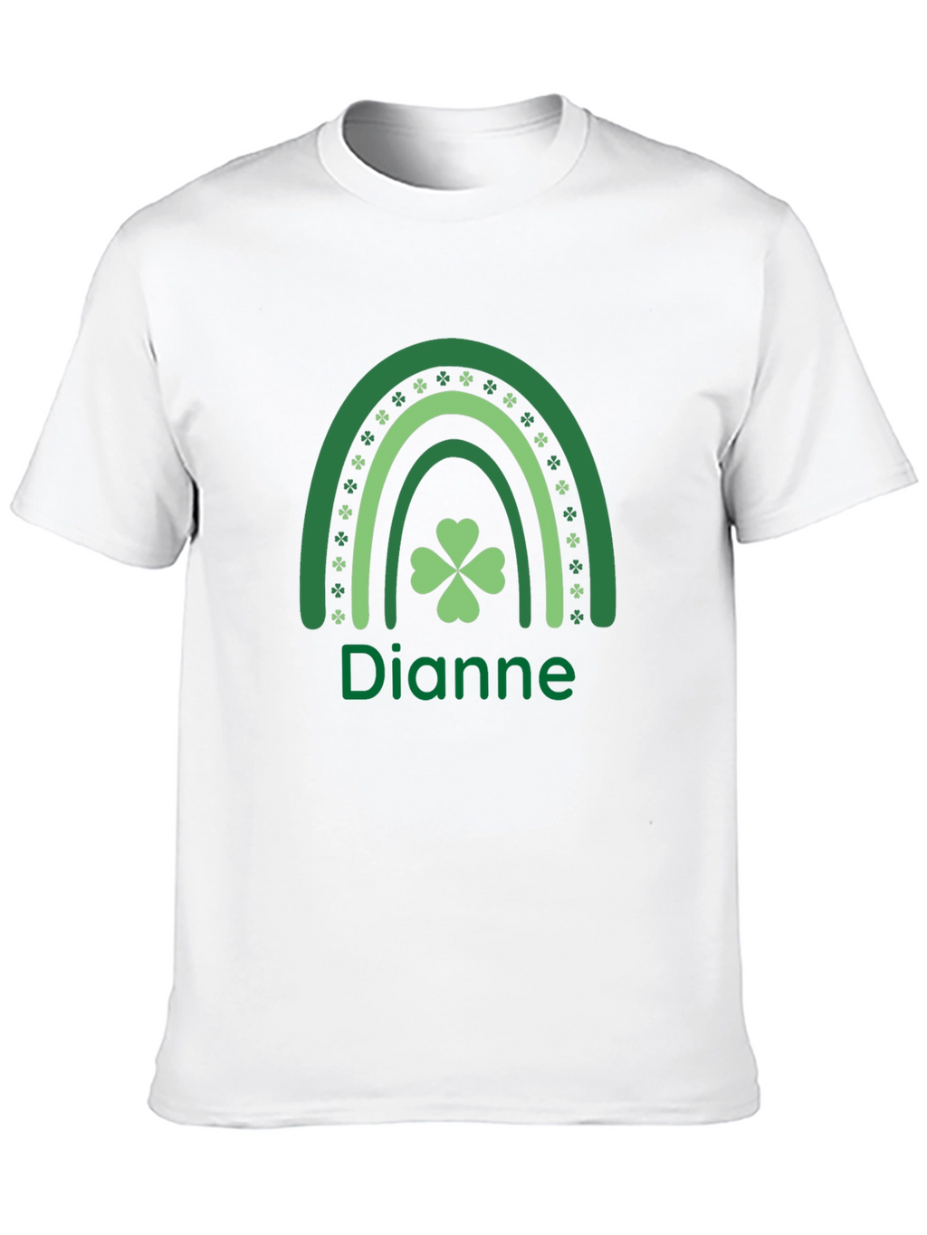 Dianne St. Patricks Day Shamrock Rainbow T-Shirt