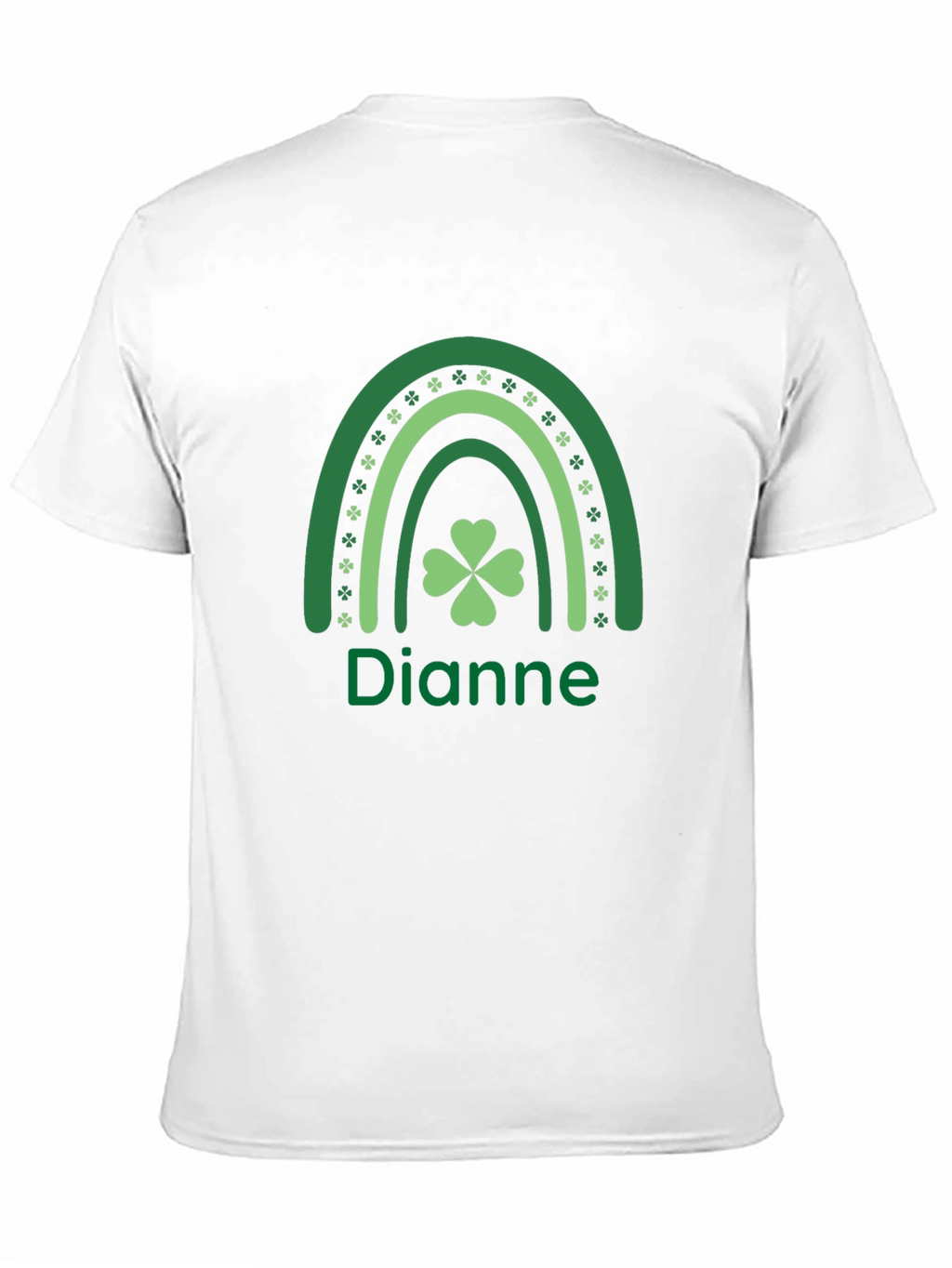 Dianne St. Patricks Day Shamrock Rainbow T-Shirt