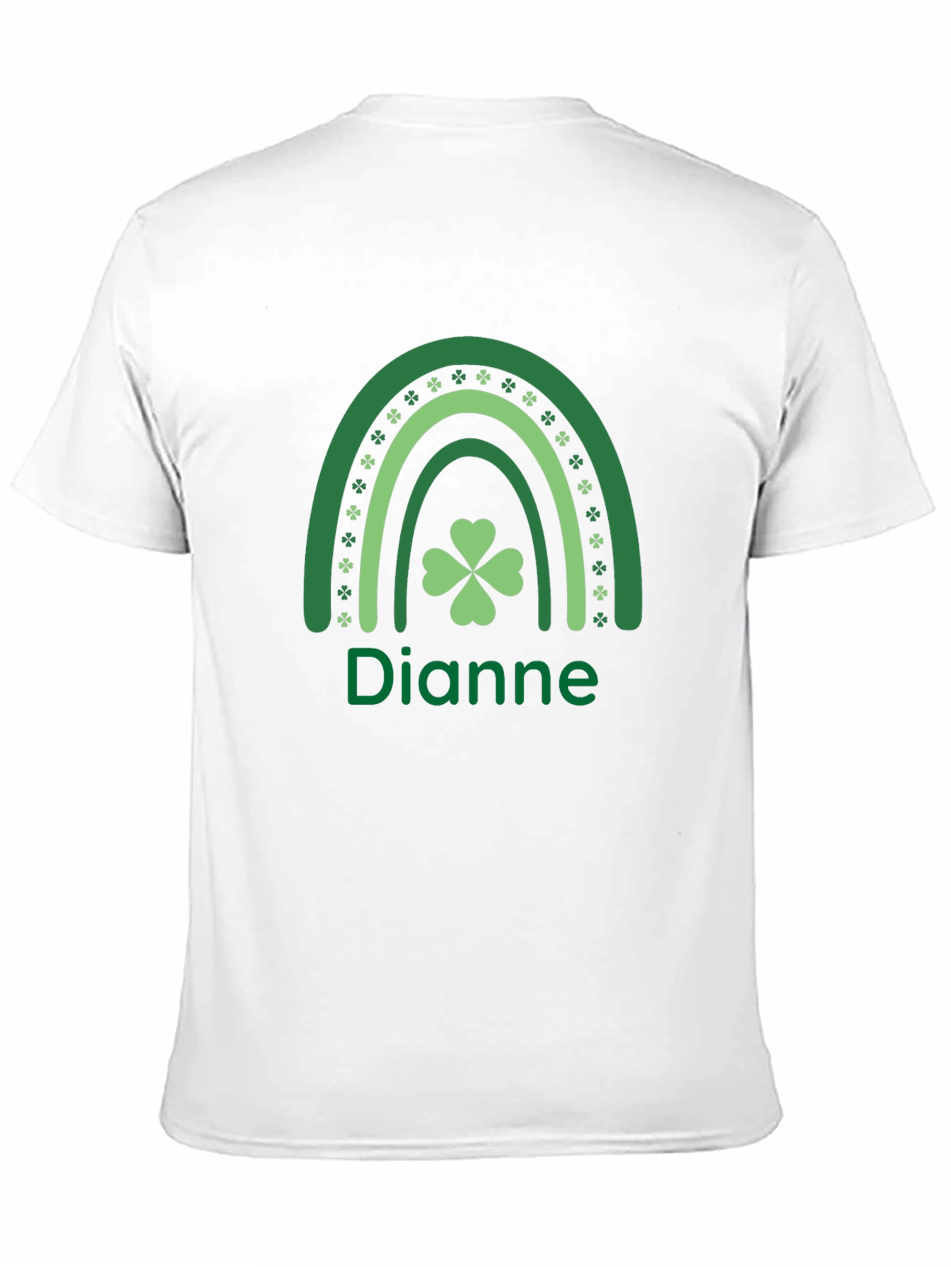 Dianne St. Patricks Day Shamrock Rainbow T-Shirt