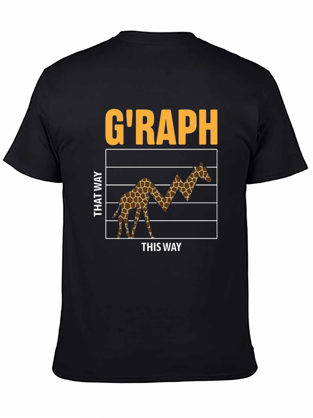 GRAPH Giraffe Stock Market T-Shirt