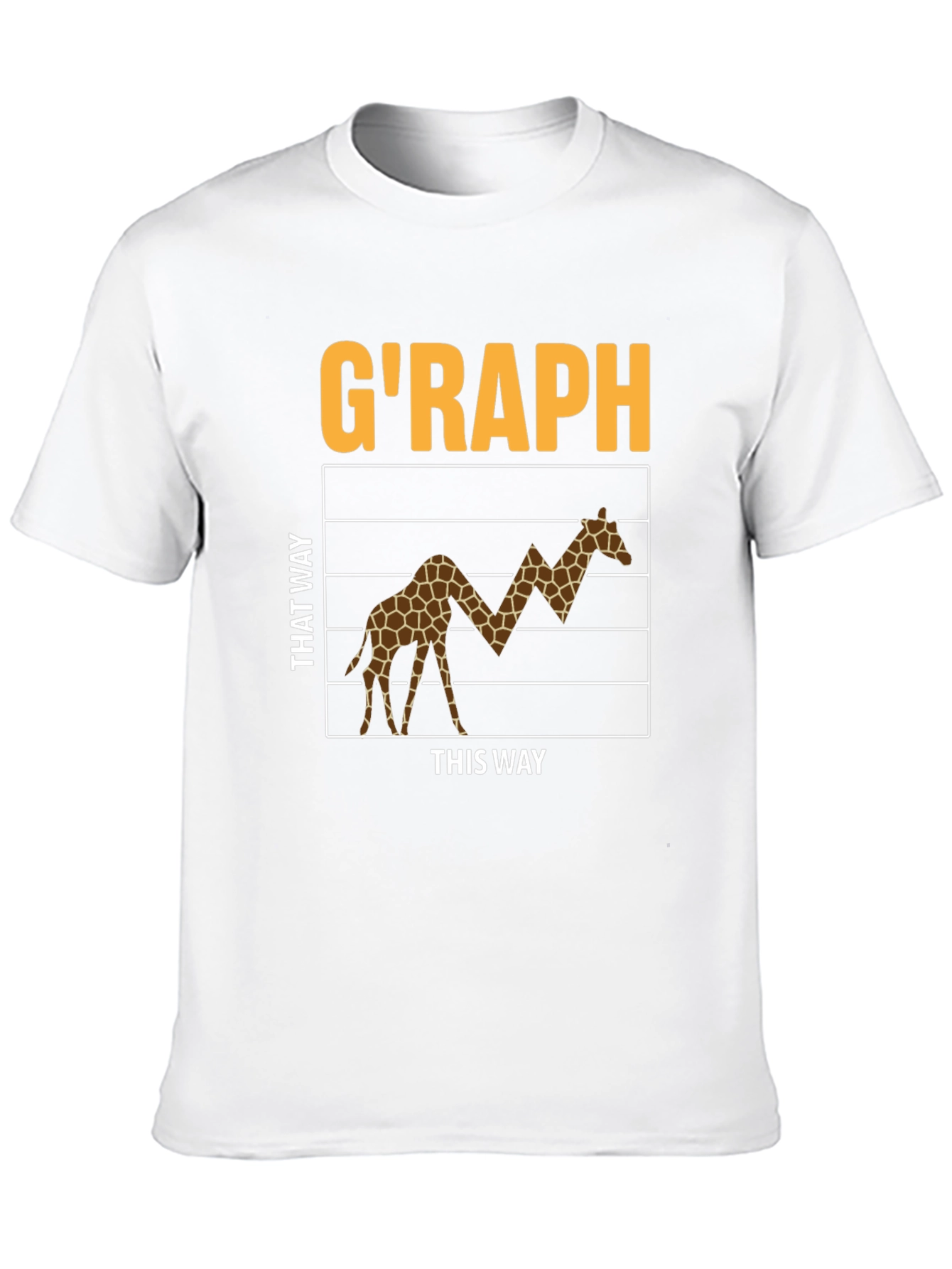 GRAPH Giraffe Stock Market T-Shirt
