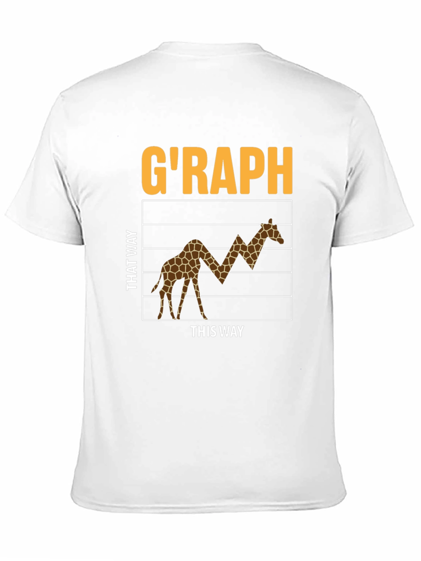 GRAPH Giraffe Stock Market T-Shirt