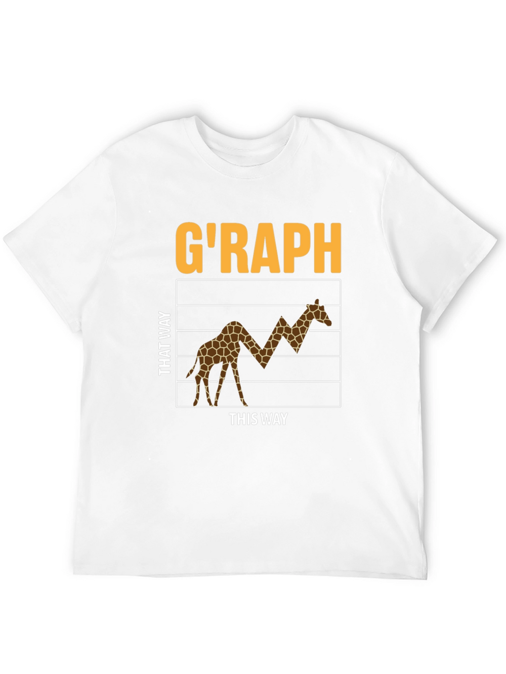 GRAPH Giraffe Stock Market T-Shirt