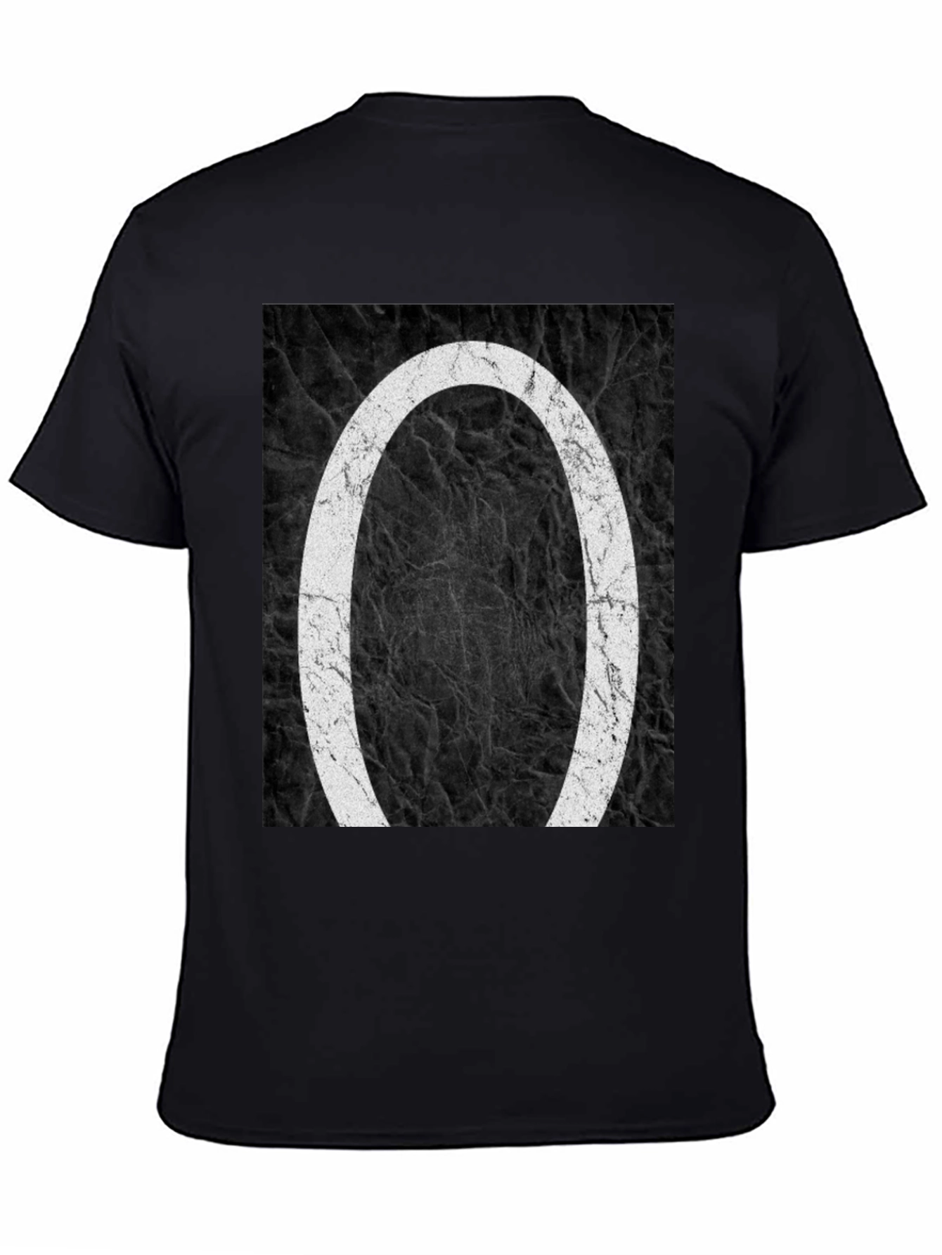 Abstract O Graphic Tee - Black