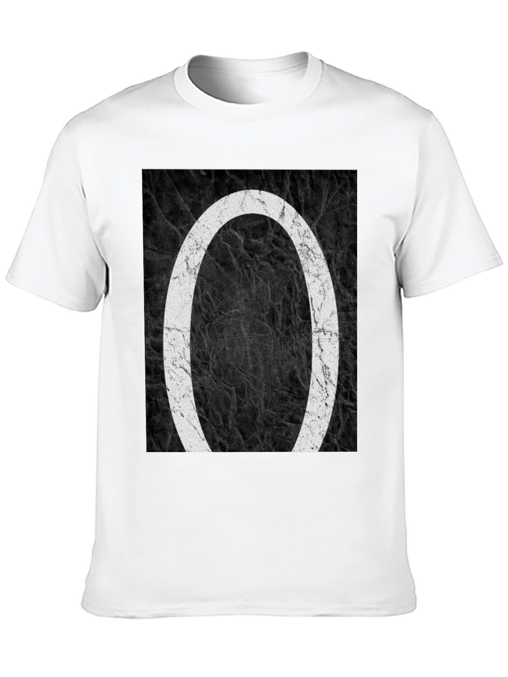Abstract O Graphic Tee - Black