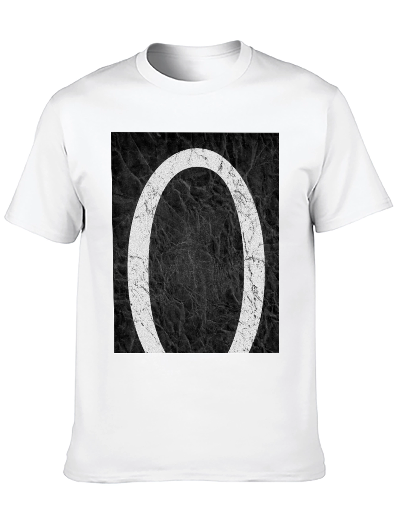Abstract O Graphic Tee - Black