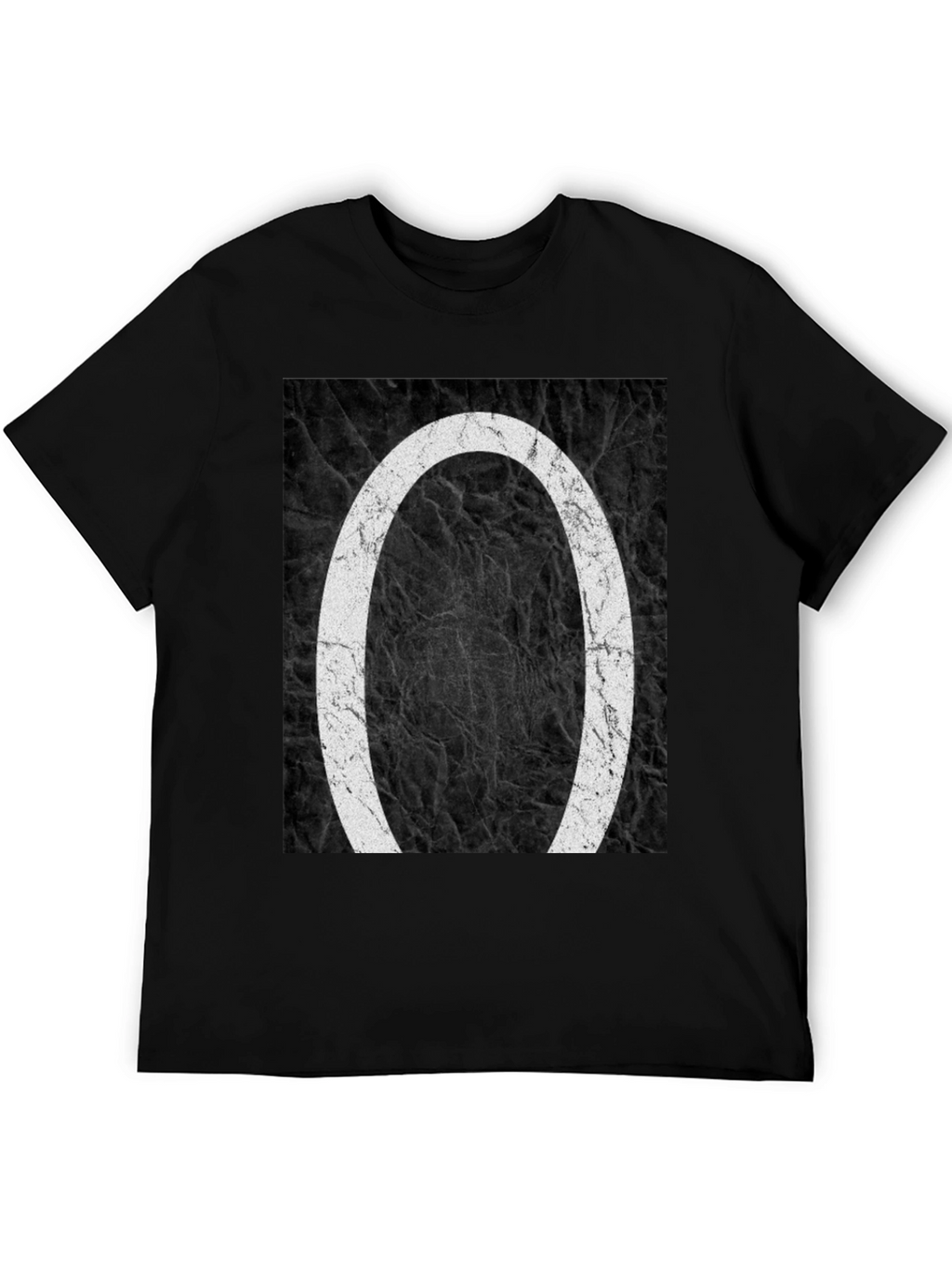 Abstract O Graphic Tee - Black