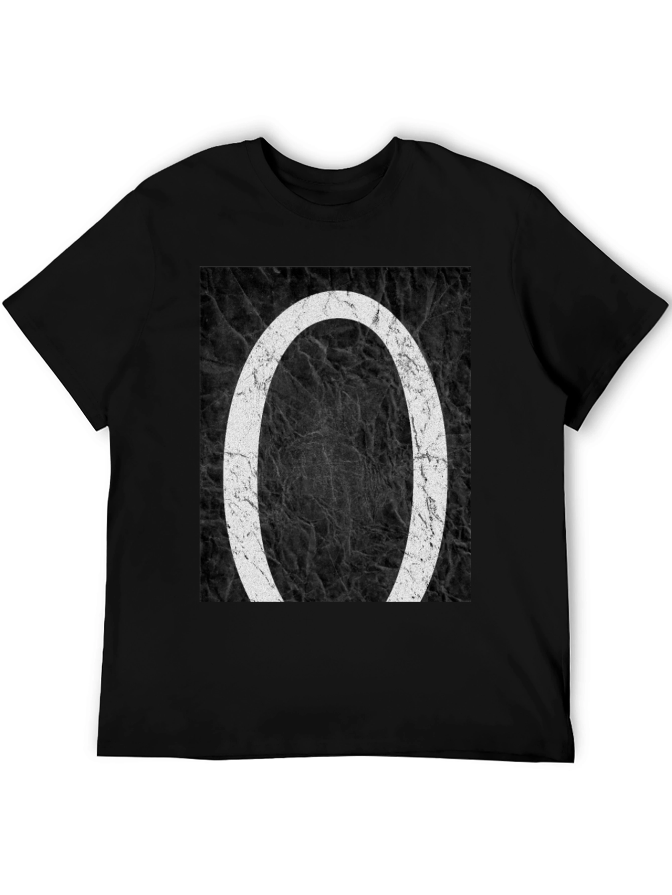 Abstract O Graphic Tee - Black