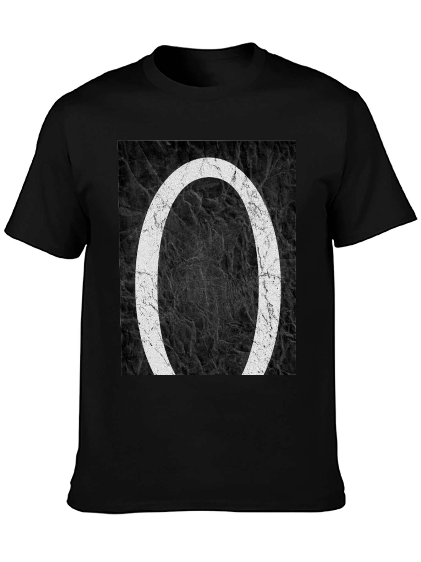 Abstract O Graphic Tee - Black