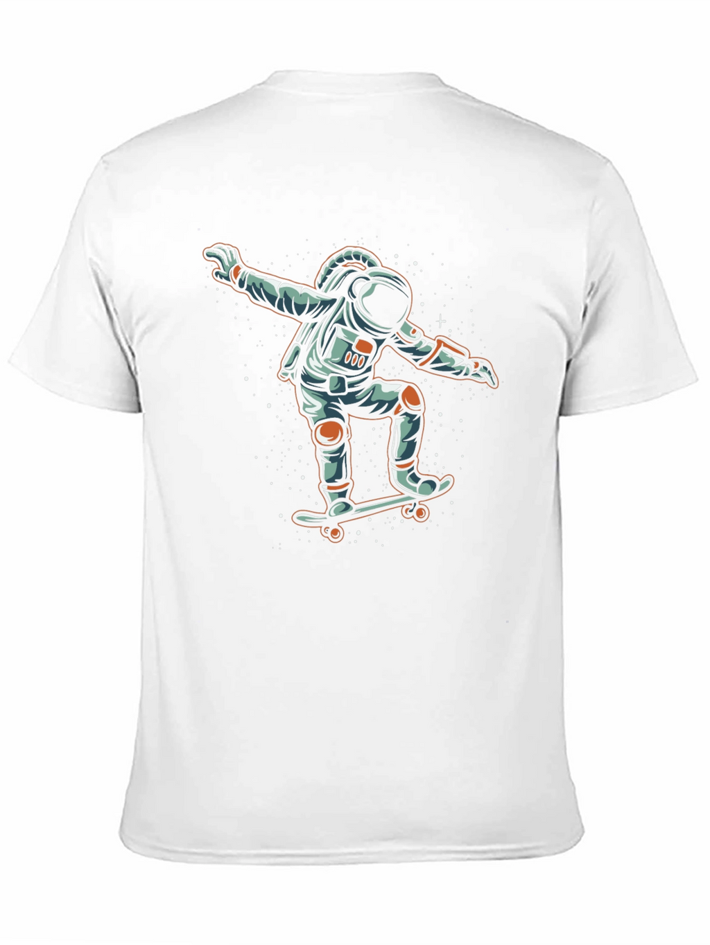 Astronaut Skateboarder Graphic Tee