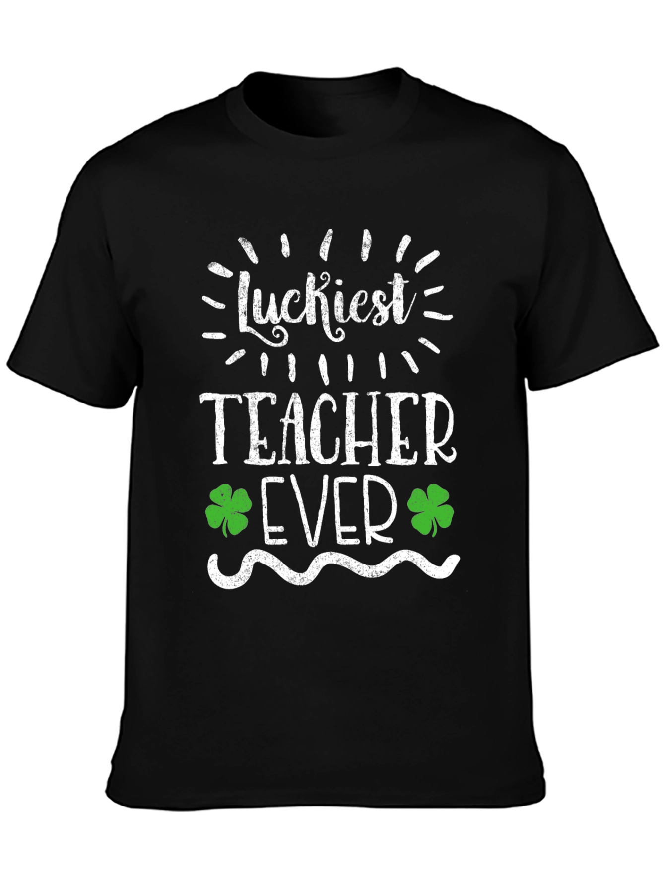 Luckiest Teacher Ever St. Patricks Day Graphic Tee
