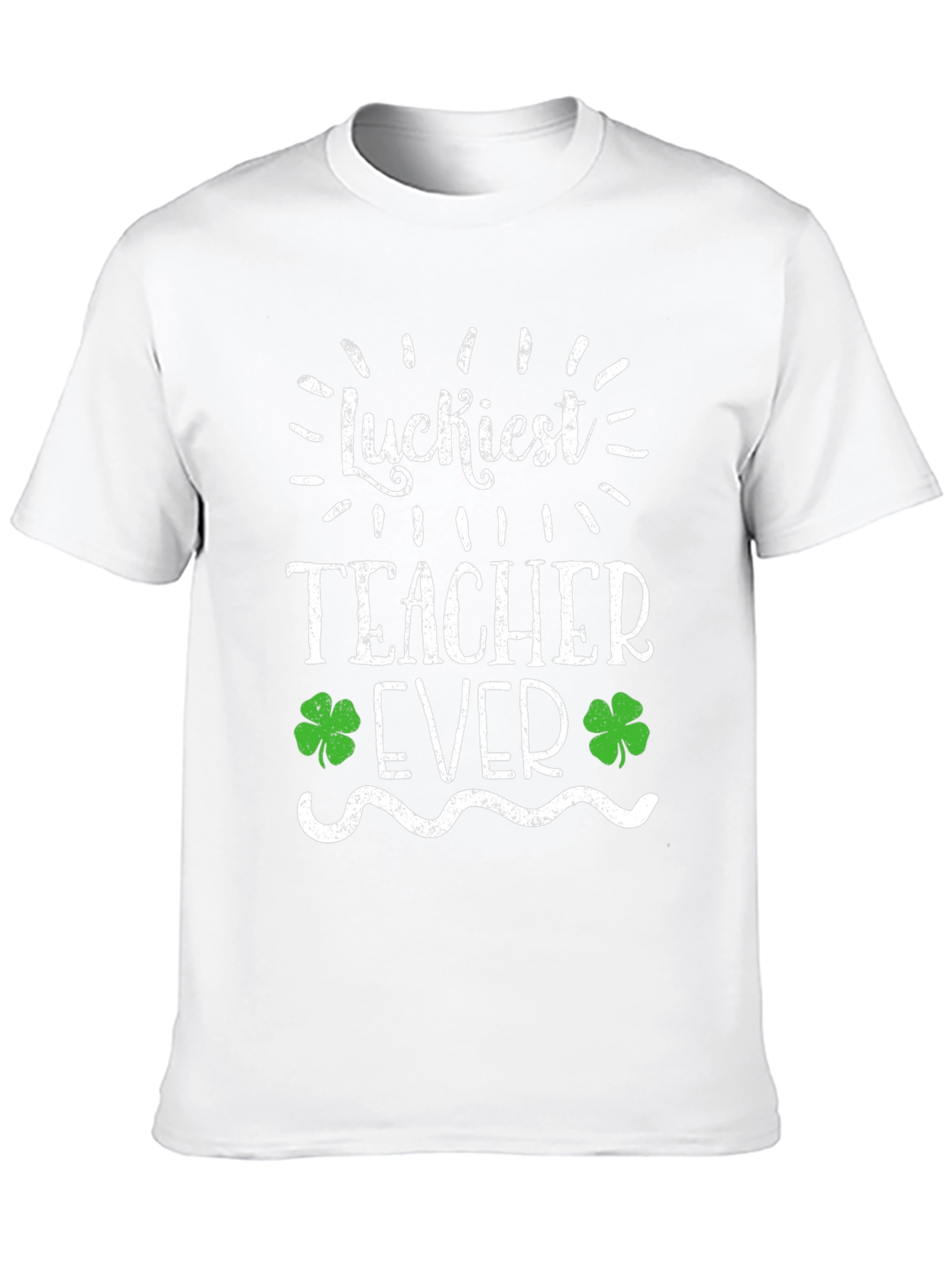 Luckiest Teacher Ever St. Patricks Day Graphic Tee