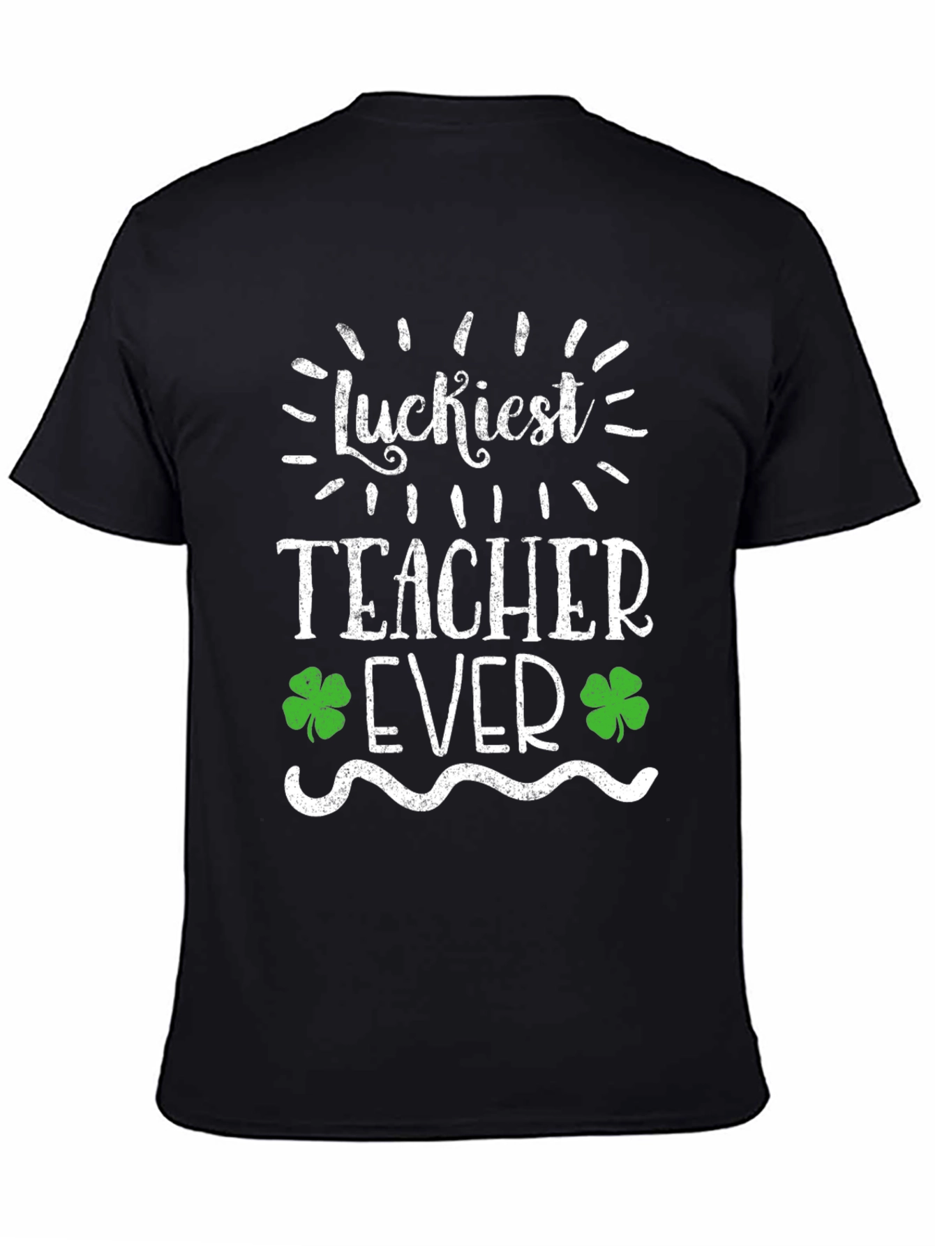 Luckiest Teacher Ever St. Patricks Day Graphic Tee