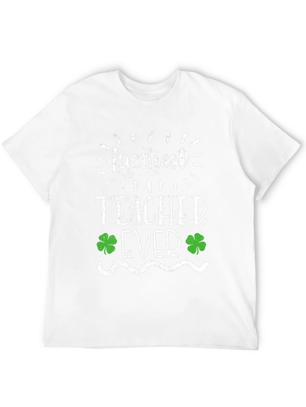 Luckiest Teacher Ever St. Patricks Day Graphic Tee