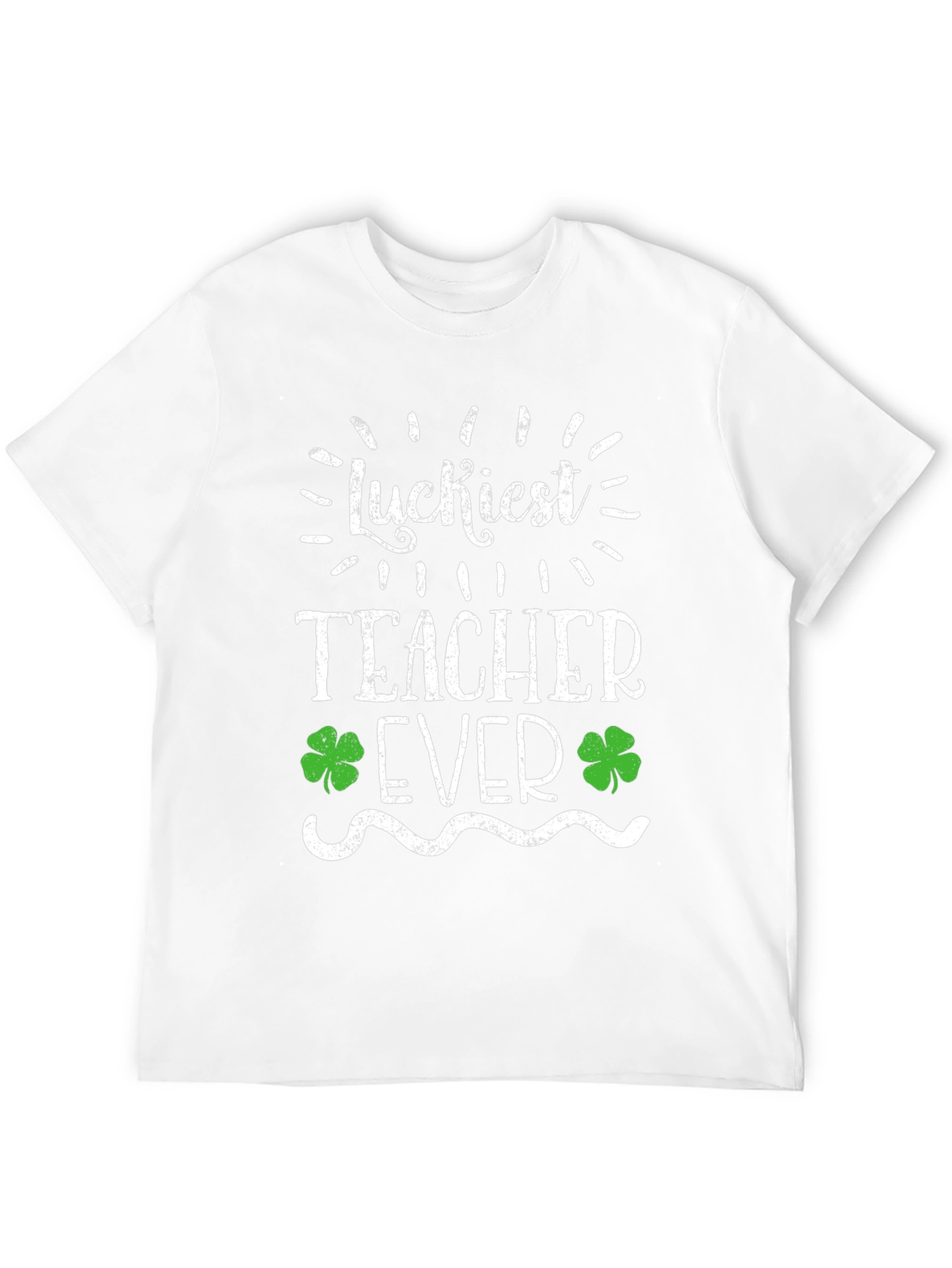 Luckiest Teacher Ever St. Patricks Day Graphic Tee