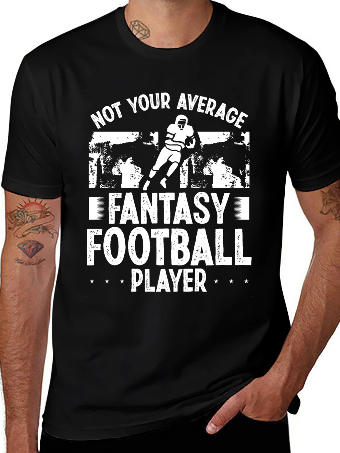 Fantasy Football Player Graphic T-Shirt