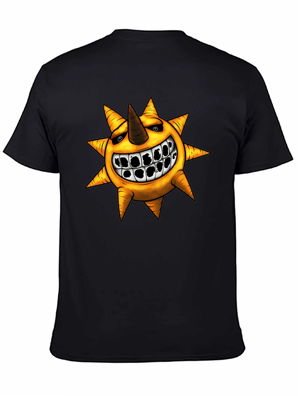 Soul Eater Sun Graphic T-Shirt - Black