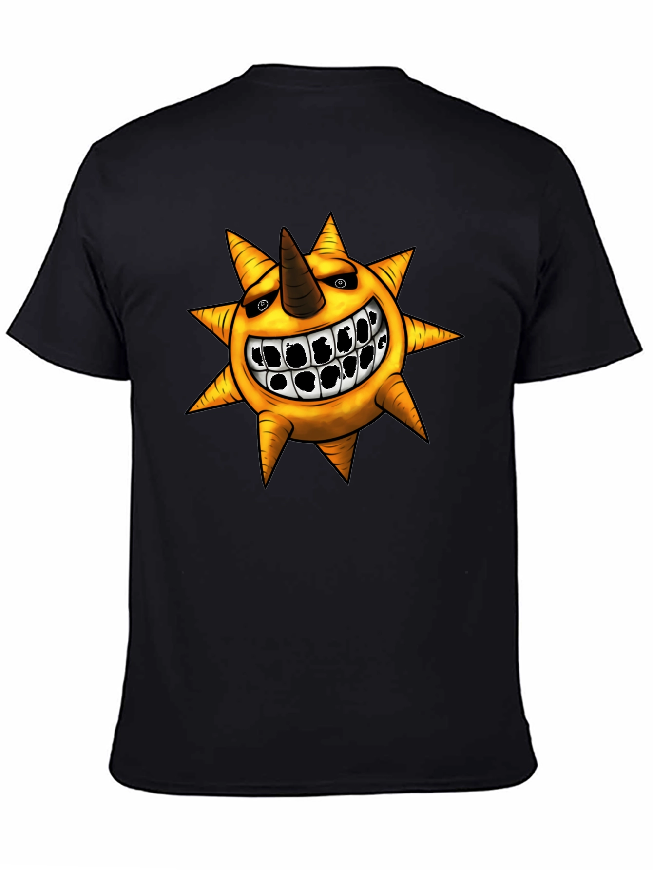 Soul Eater Sun Graphic T-Shirt - Black