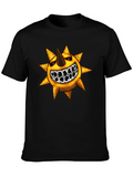 Soul Eater Sun Graphic T-Shirt - Black