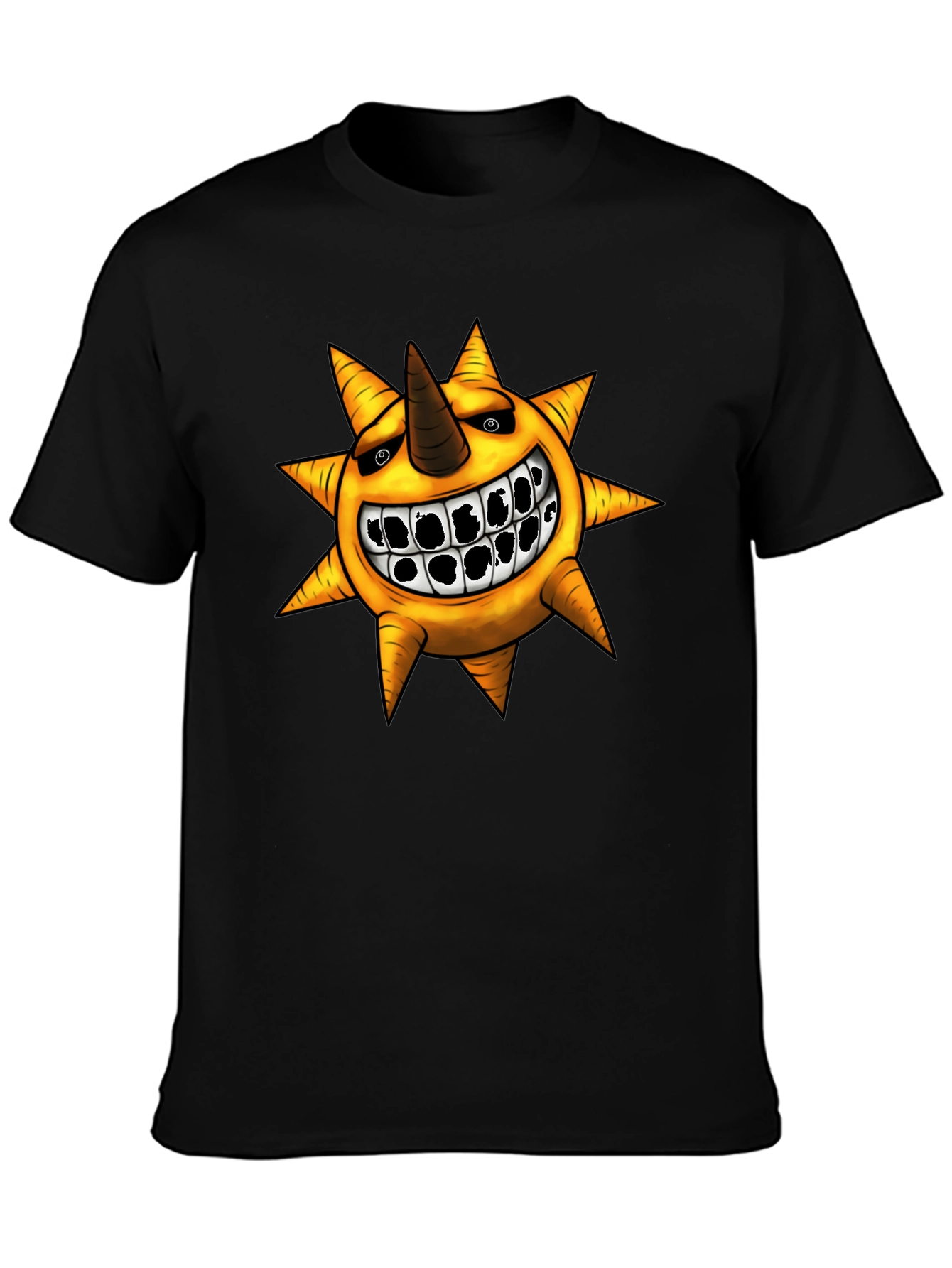 Soul Eater Sun Graphic T-Shirt - Black