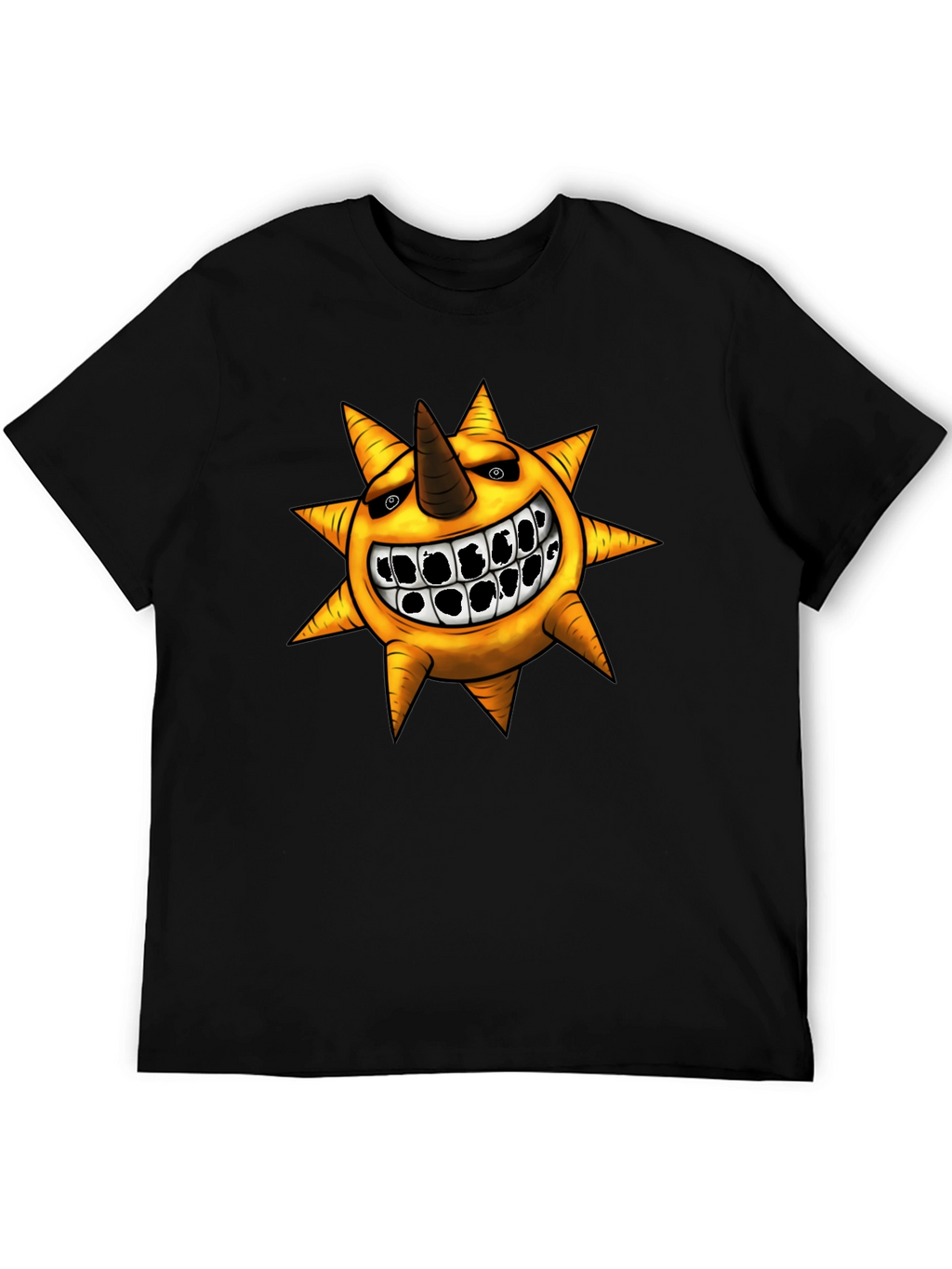 Soul Eater Sun Graphic T-Shirt - Black