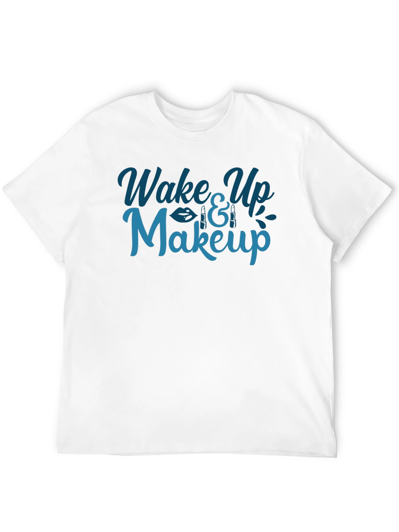 Wake Up & Makeup Graphic T-Shirt