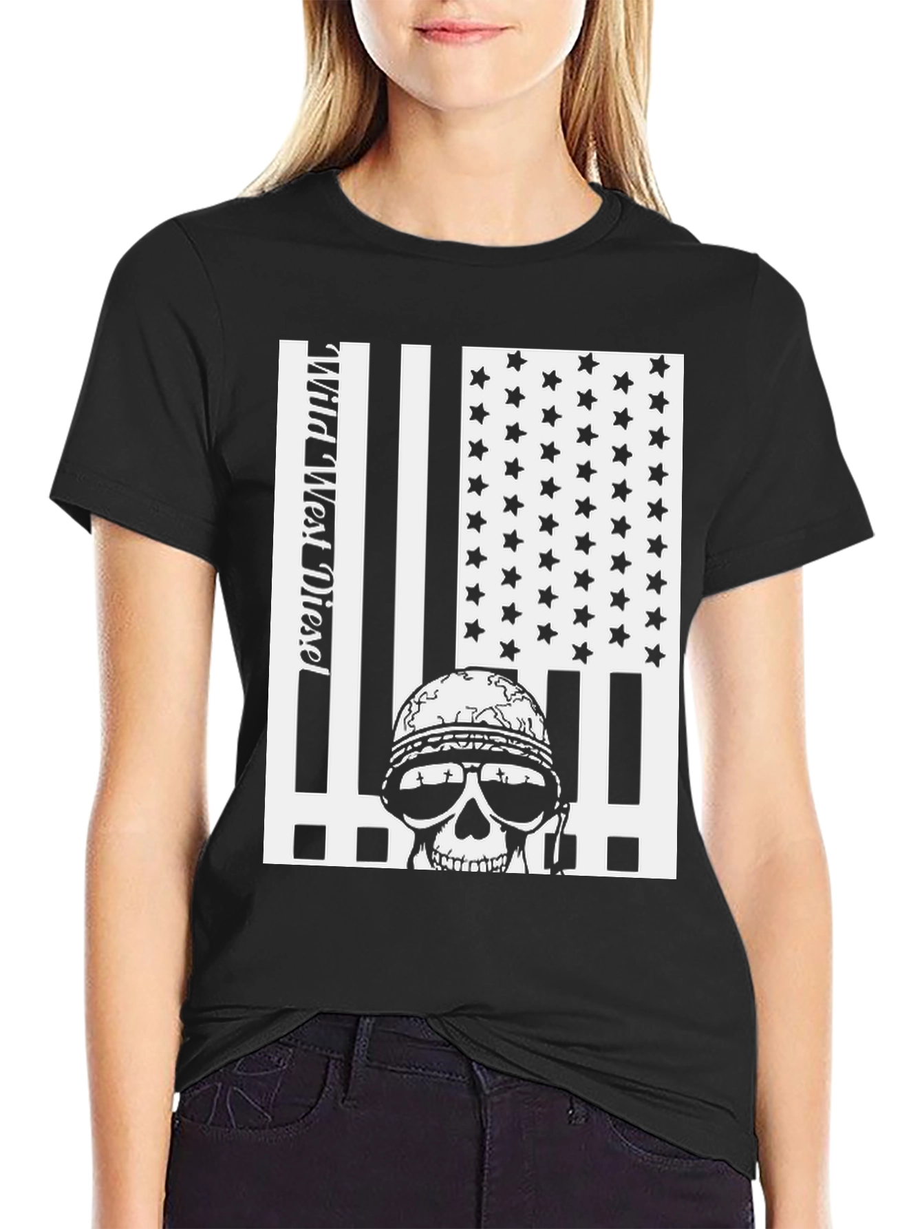 Wild West Diesel Graphic Tee - Black