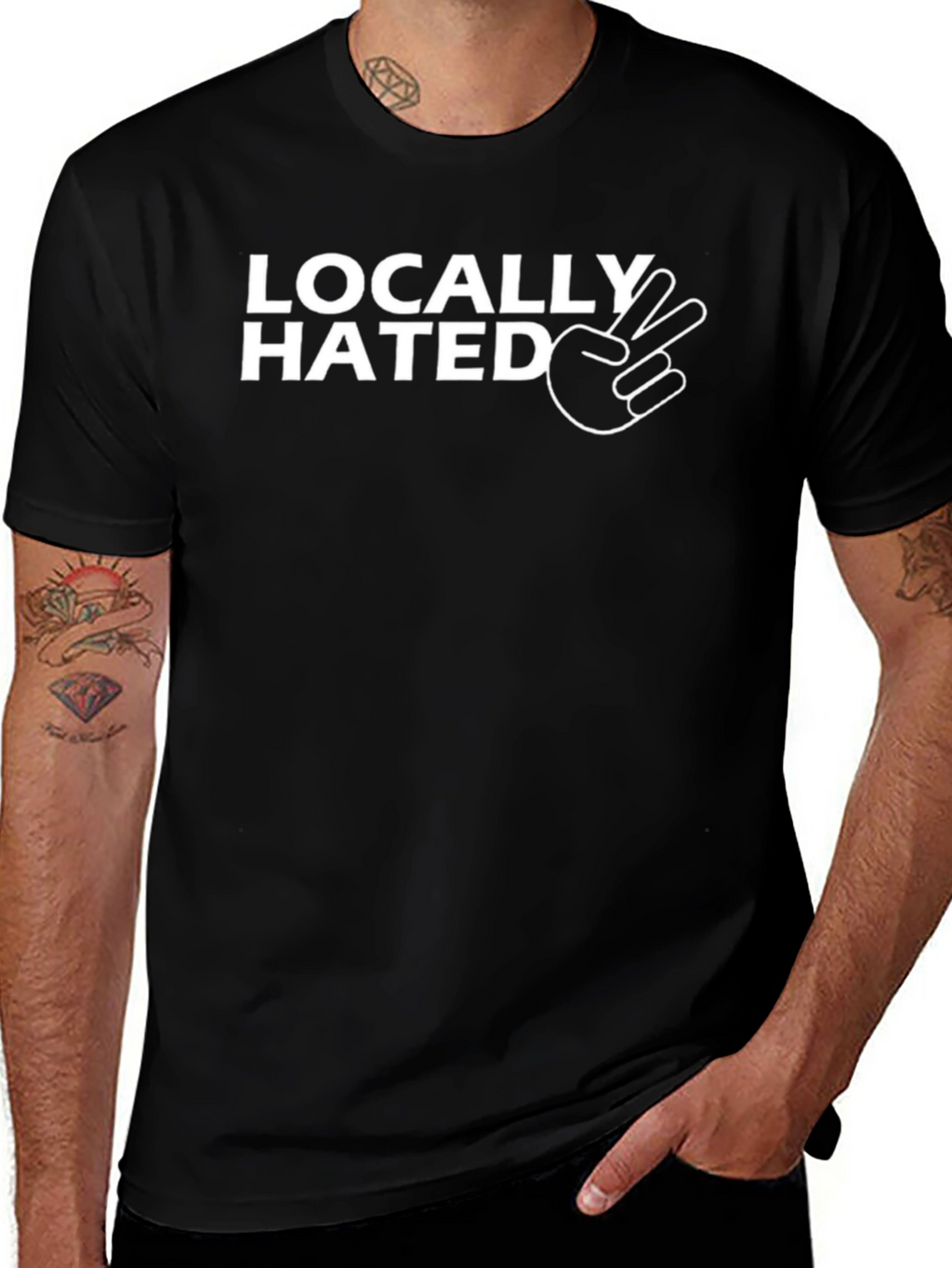 Locally Hated Graphic T-Shirt - Casual Wear