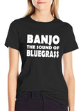 Banjo Bluegrass T-Shirt - Sound of Bluegrass Music Tee