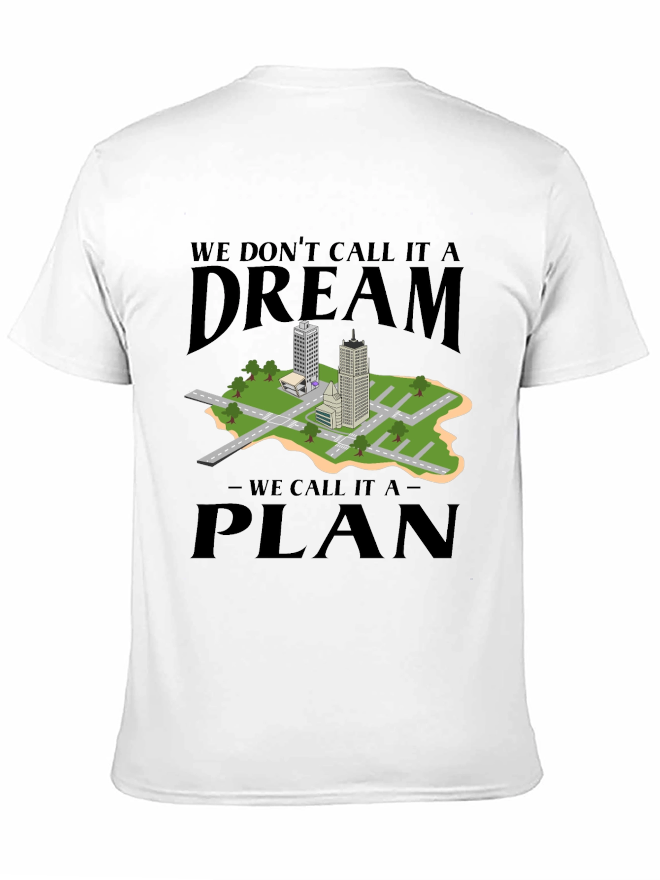 Dream Plan Cityscape Graphic Tee