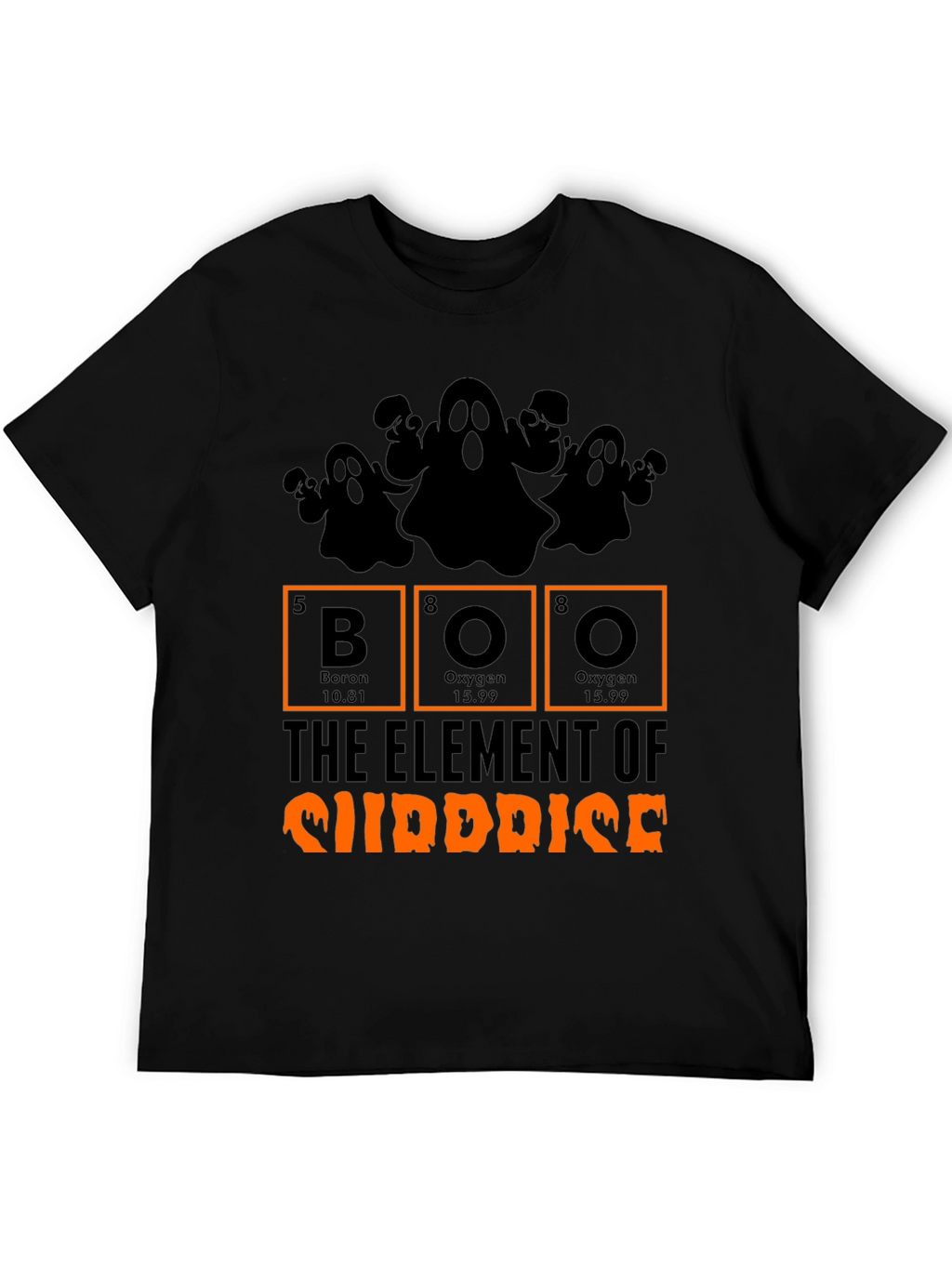 Halloween Boo Element of Surprise Graphic Tee